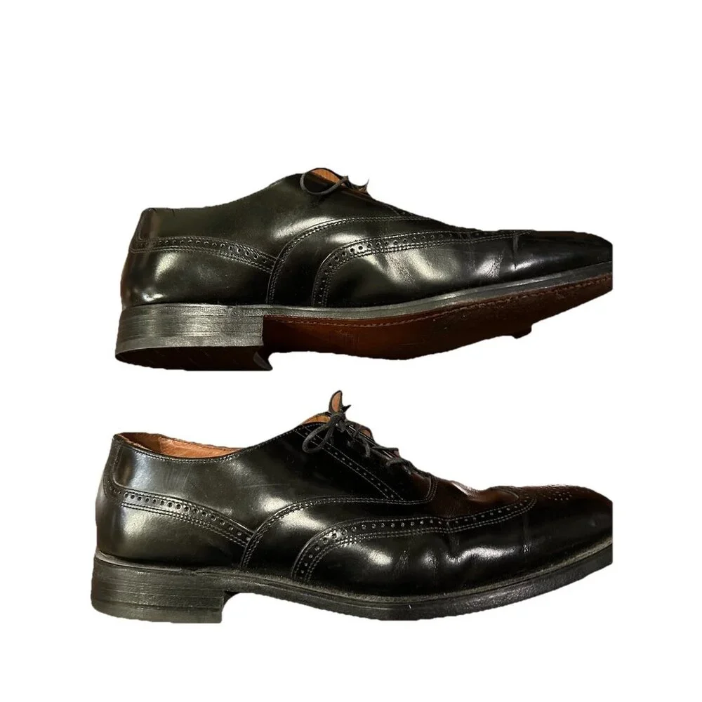 Vintage Stafford’s Brogue Oxford Shoes 10 D USA Made Comfort Plus